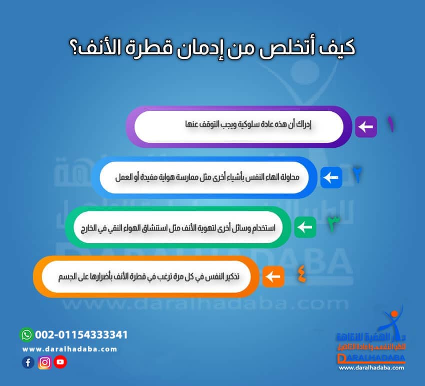 علاج إدمان قطرة الأنف