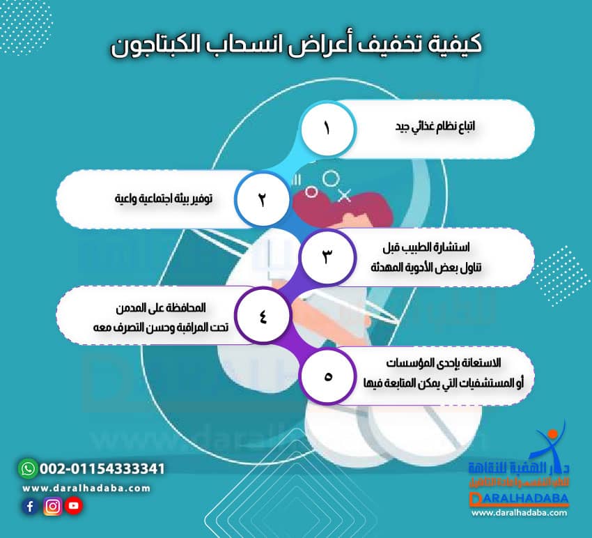 كيفية تخفيف أعراض انسحاب الكبتاجون